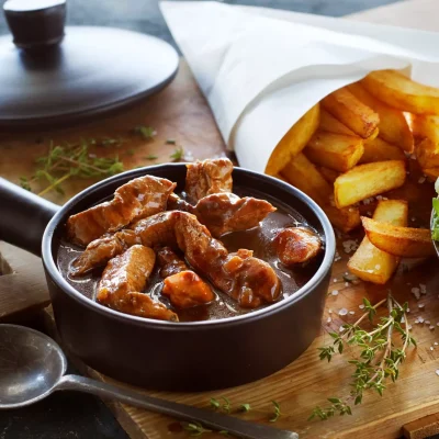 Verantsltungsbild - Aus der Küche Flanderns - Stoofvlees mit Friet