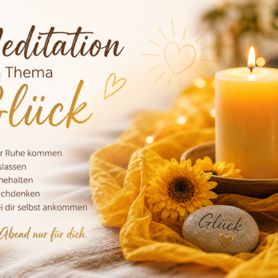 Verantsltungsbild - 🌿 Meditation zum Thema Glück – ein Abend der inneren Einkehr 🌿
