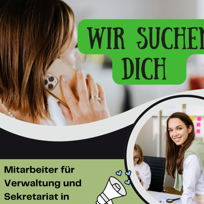 Verantsltungsbild - AKTUELL: Neue Mitarbeiterin für Sekretariat und Verwaltung gesucht
